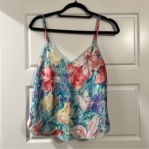 Floral vintage tank